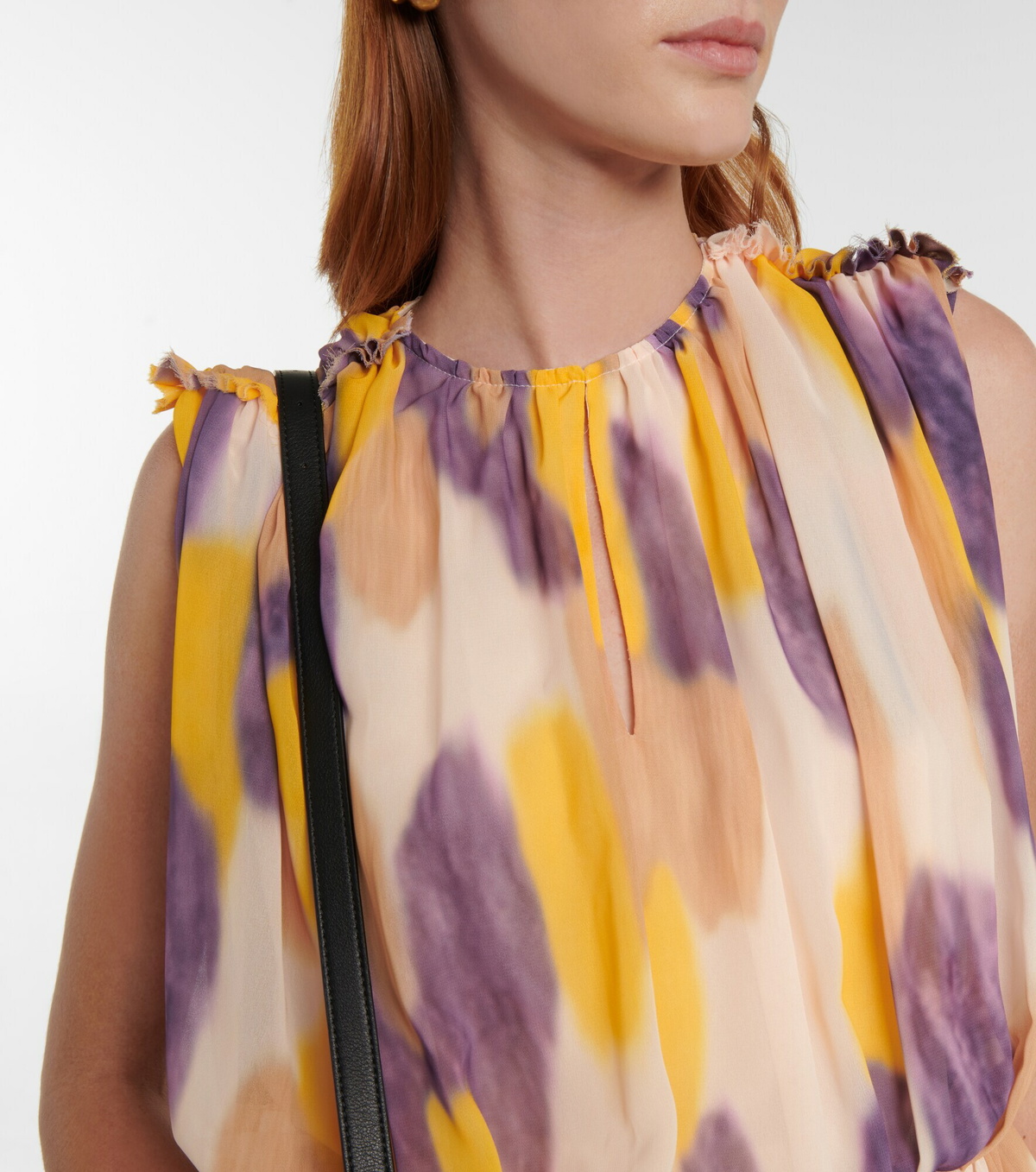 Altuzarra - Baldur tie-dye pleated top