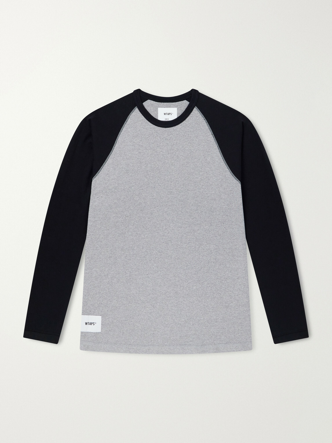WTAPS - Ian Logo-Embroidered Cotton-Jersey T-Shirt - Gray