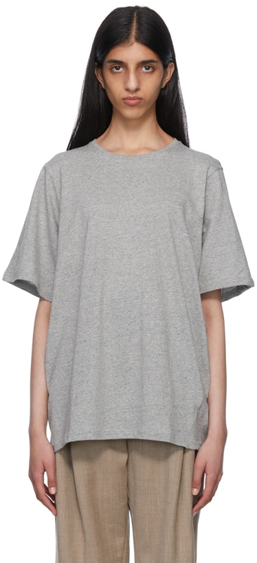 Photo: TOTEME Gray Organic Cotton T-Shirt