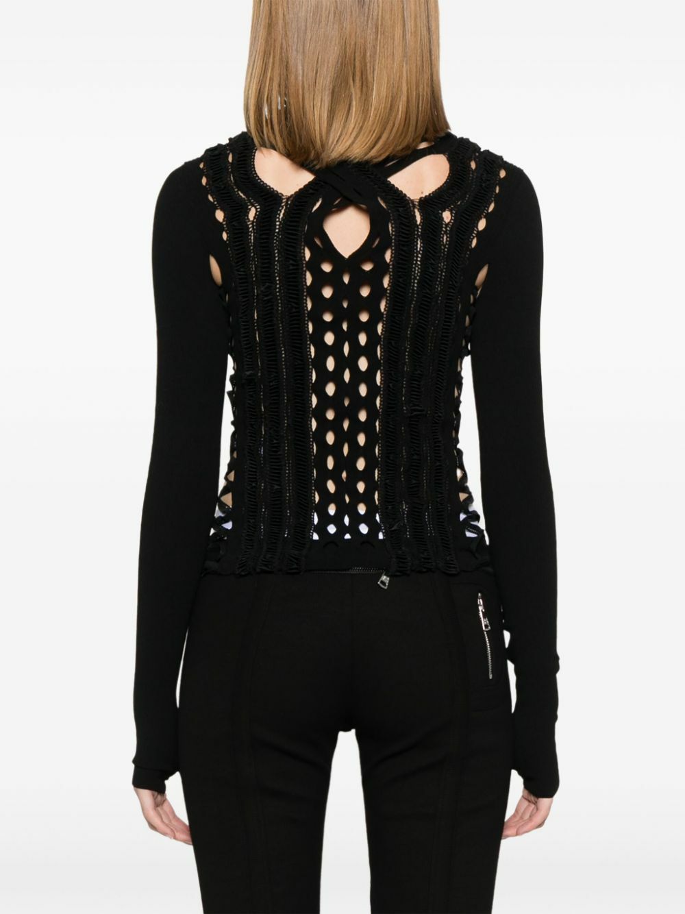 Sinead O'Dwyer Shibari Knitted Top