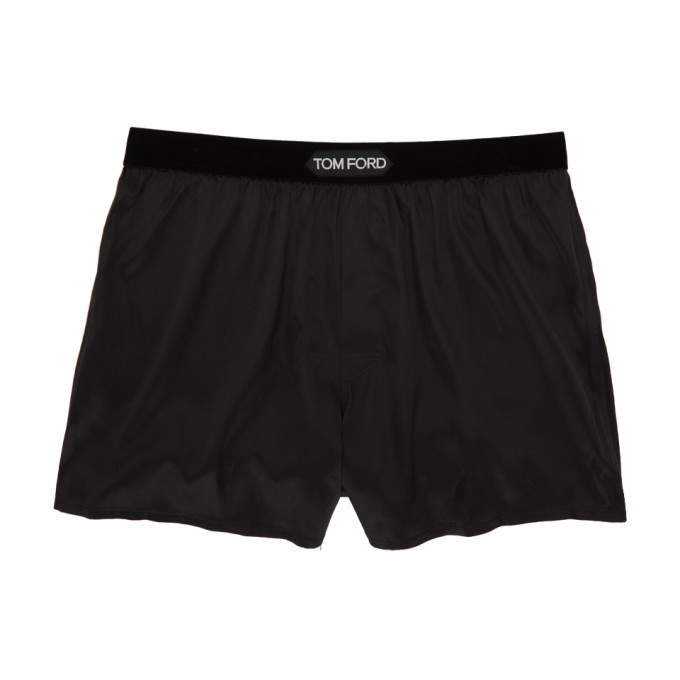 Photo: Tom Ford Black Silk Satin Boxers