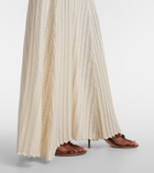 Faithfull Irene pointelle cotton-blend maxi dress