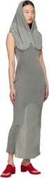 Isa Boulder Gray Lowhood Maxi Dress