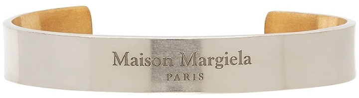 Photo: Maison Margiela Silver Semi-Polished Bracelet