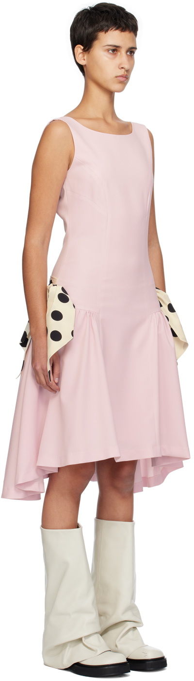 Caro Editions Pink Margrethe Mini Dress