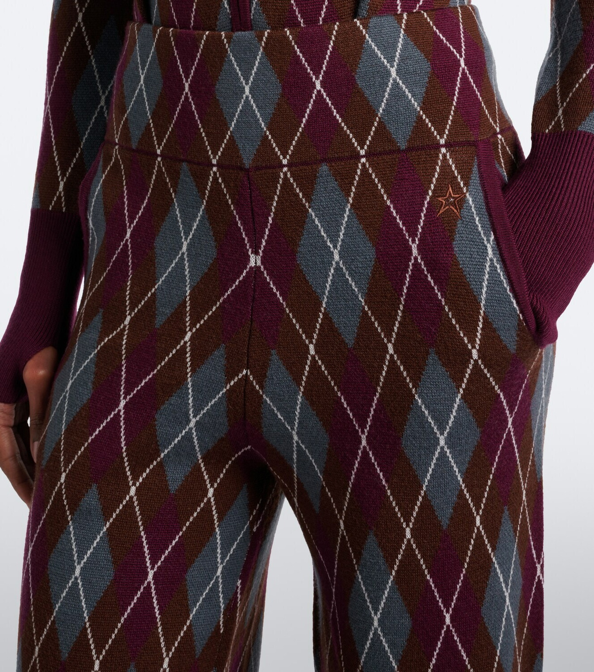 Perfect Moment Argyle wool wide-leg pants