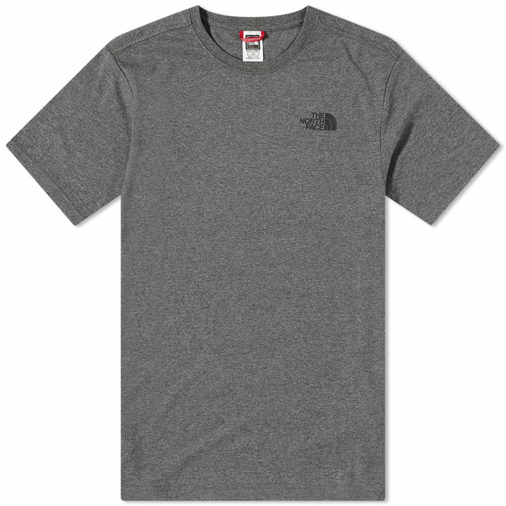 Photo: The North Face Men's Redbox T-Shirt in Medium Grey Heather