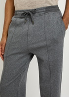 Brunello Cucinelli Tapered-leg Cotton-blend Sweatpants Grey