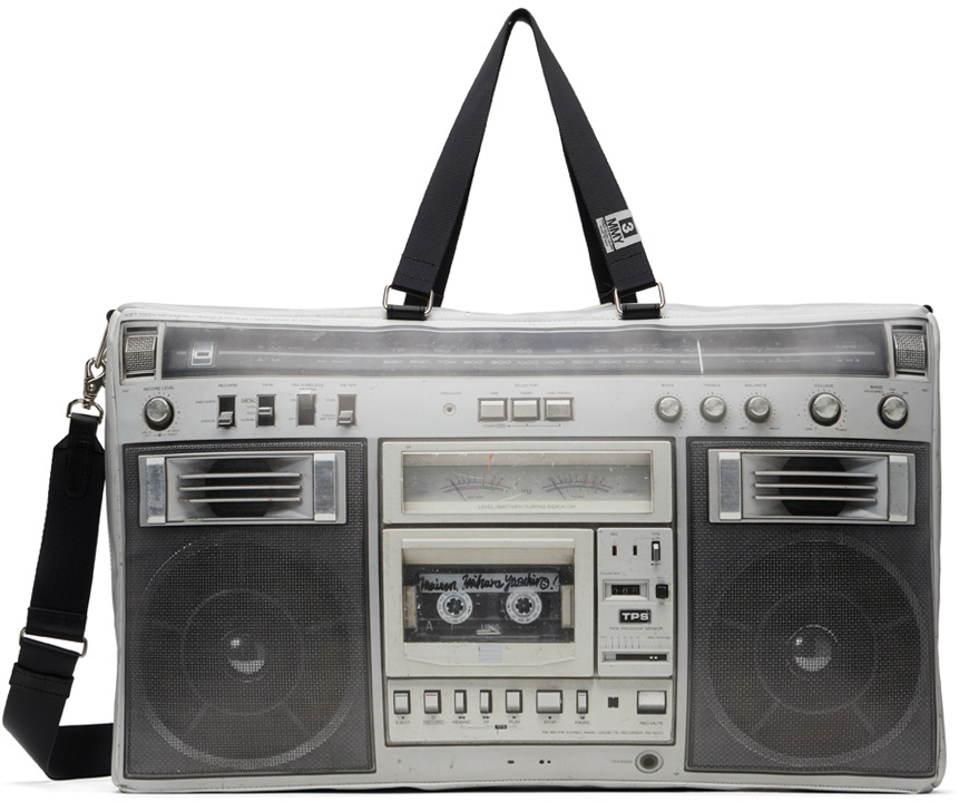Maison MIHARA YASUHIRO Gray Boombox Bag