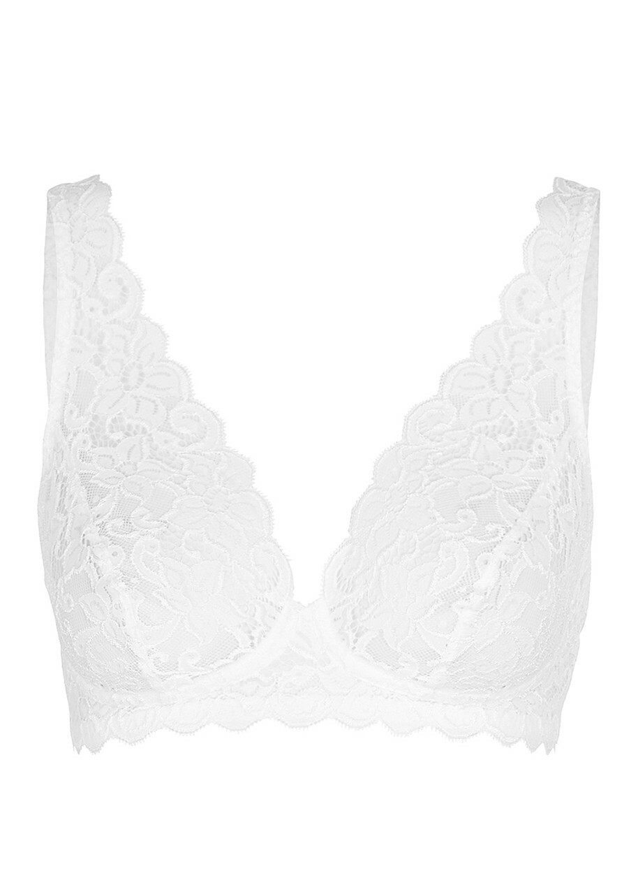 Hanro Moments Lace Soft-cup bra White