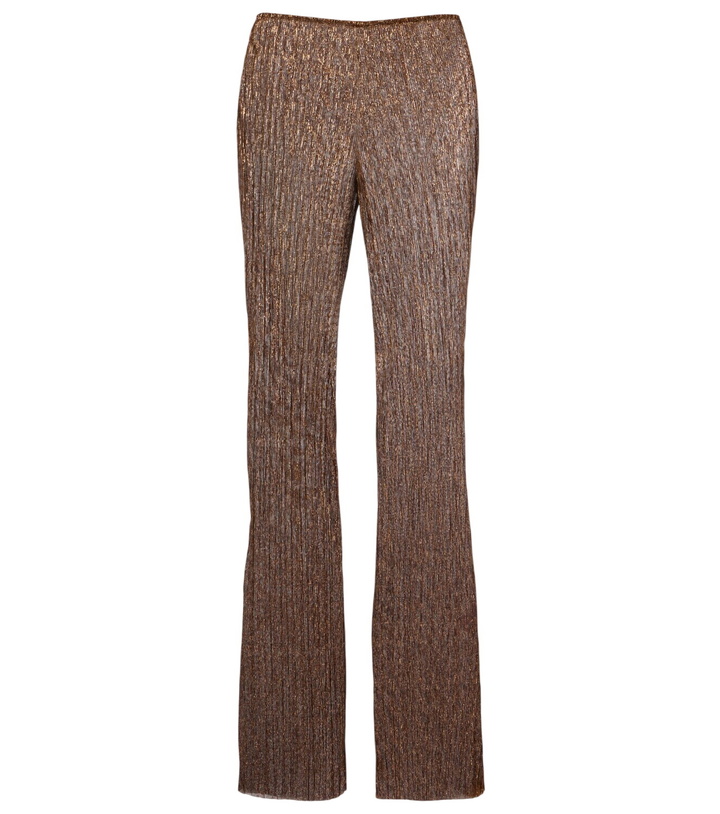 Photo: Cala de la Cruz Dries lamé flared pants