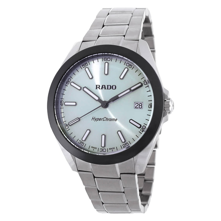 Photo: Rado HyperChrome Quartz Ice Blue Dial Mens Watch R32280213