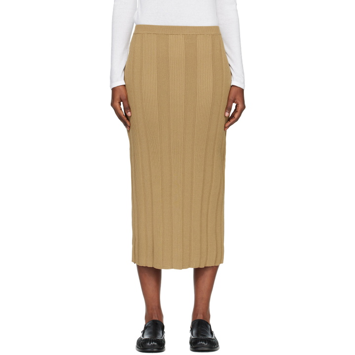 Photo: Proenza Schouler Khaki Ryanne Midi Skirt