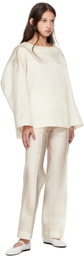 GIA STUDIOS Off-White Gala Trousers