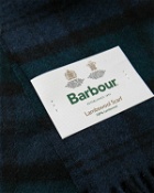 Barbour Tartan Lambswool Scarf Black/Blue - Mens - Scarves