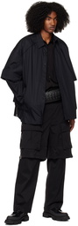 Juun.J Black Layered Cargo Pants