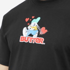 Butter Goods Men's Puppy Love T-Shirt in Black