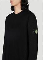 Stone Island - Compass Patch Sweater in Black