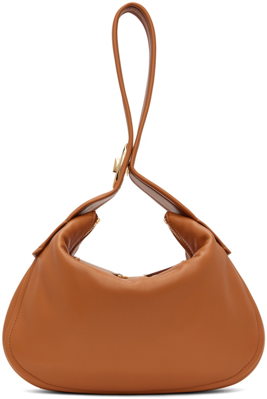 Photo: Valentino Garavani Tan Small Crescent Bag