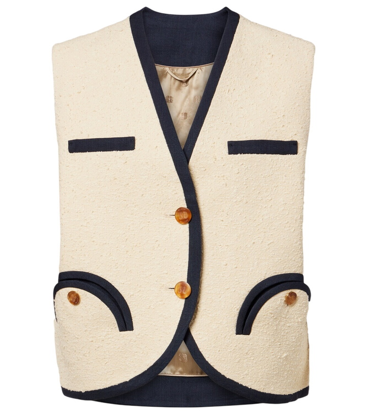 Photo: Blazé Milano Gliss cotton-blend vest