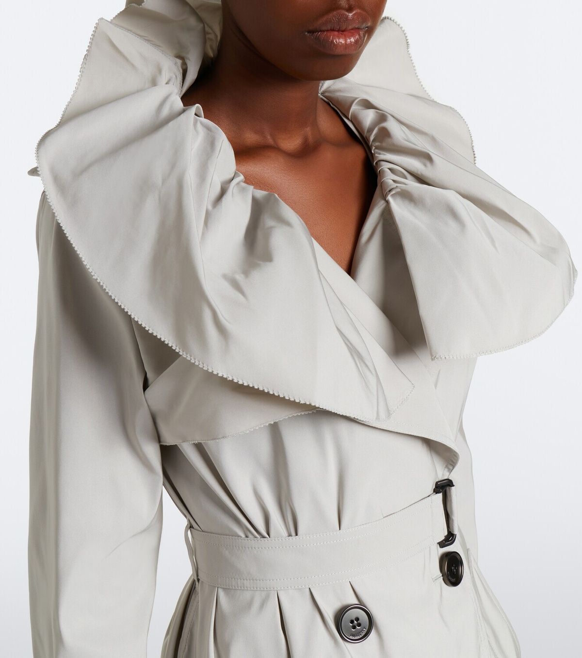 Burberry Ruffled trench coat