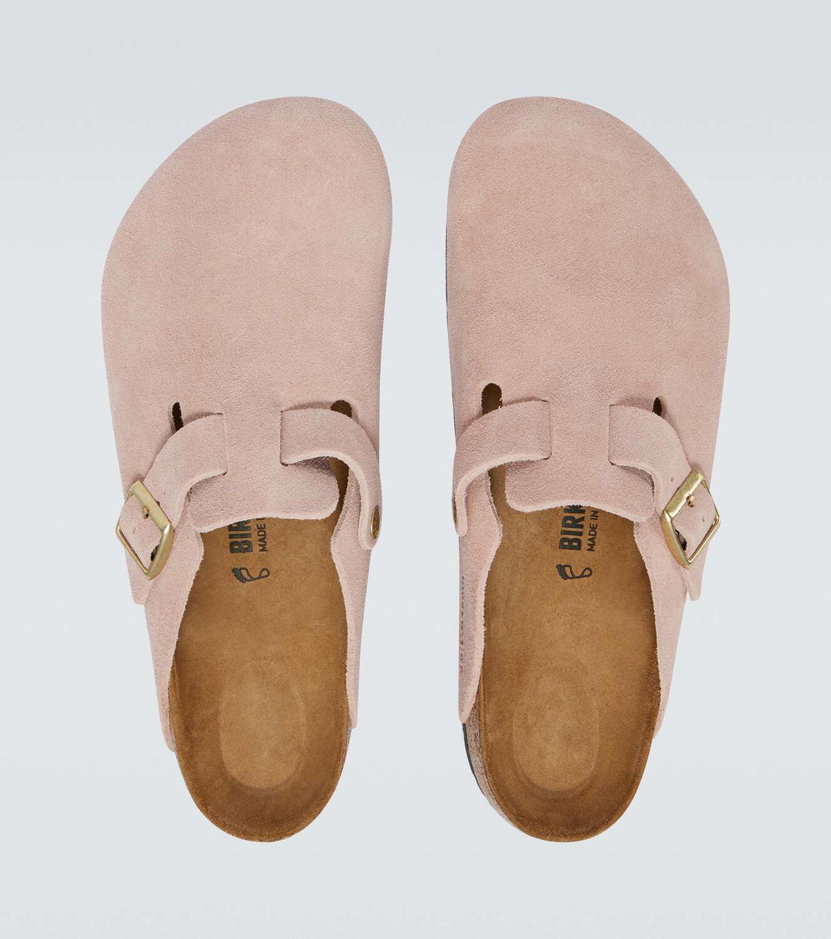 Birkenstock Boston Leve suede clogs