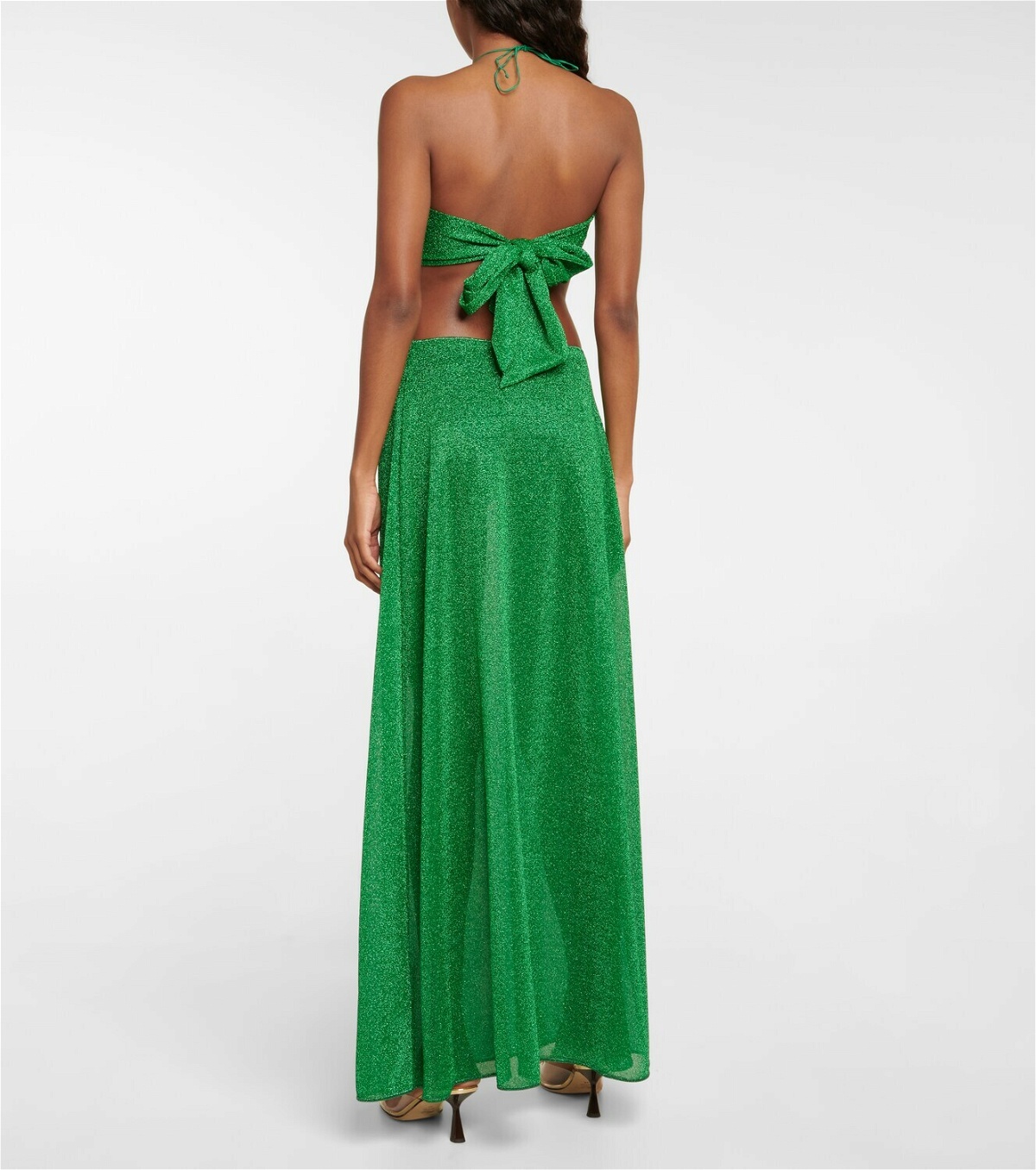 Oseree - Lumière knotted maxi dress