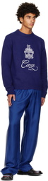 Casablanca Navy Embleme De Caza Sweater