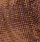 Stüssy - Checked Cotton-Flannel Shirt Jacket - Brown