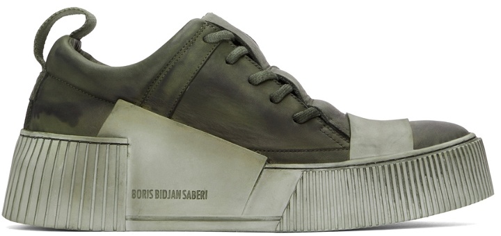 Photo: Boris Bidjan Saberi SSENSE Exclusive Khaki Bamba 2.1 Sneakers