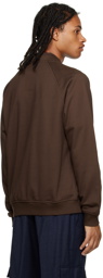 Hugo Brown Embossed Sweatshirt