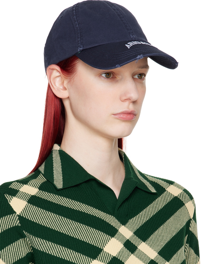 Axel Arigato Navy Klein Distressed Cap