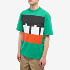 The Trilogy Tapes Men's Block T-Shirt in Green