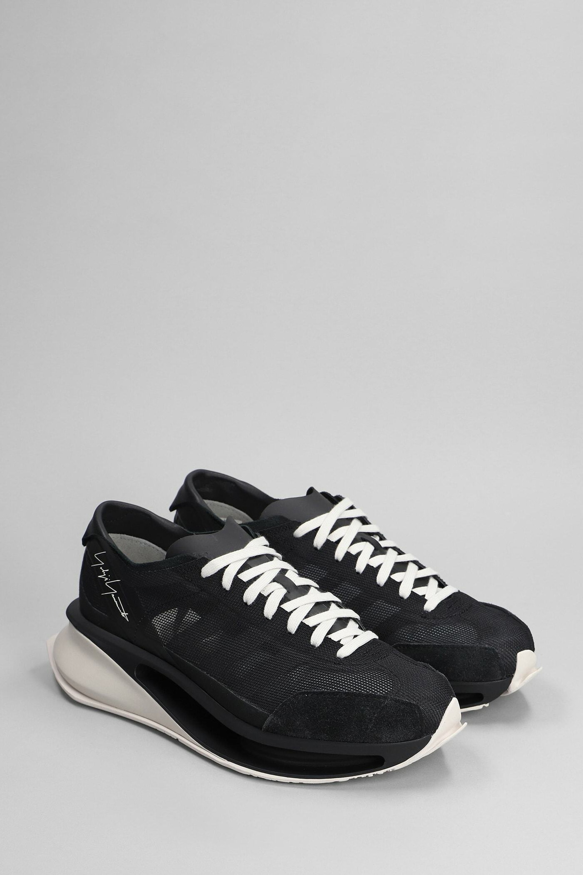 【送料&関税込】Y-3 S Gendo Run Sneakers In Black Suede And Y-3 S Gendo Run Sneakers In Black Suede And Fabric Y-3