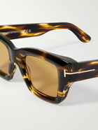 TOM FORD - Ilias Square-Frame Tortoiseshell Acetate Sunglasses