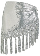Rabanne Mesh Aluminium Belt - Silver - One Size