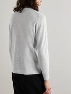 Zegna - Oasi Cashmere and Linen-Blend Sweater - Gray