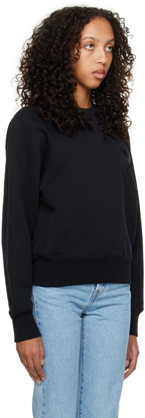 AMI Paris Black Ami de Cœur Sweatshirt