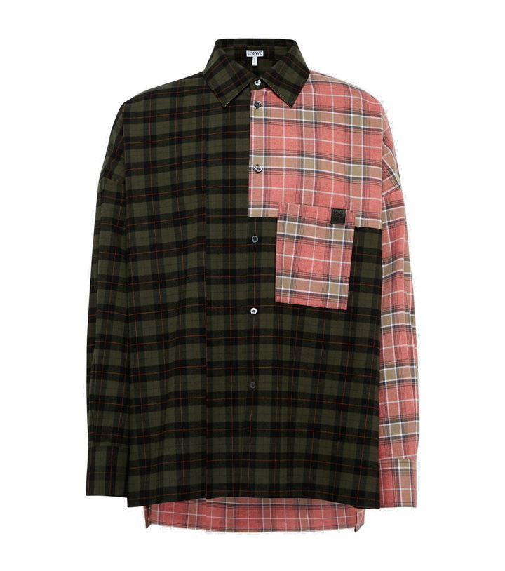 Photo: Loewe - Patchwork checked shirt