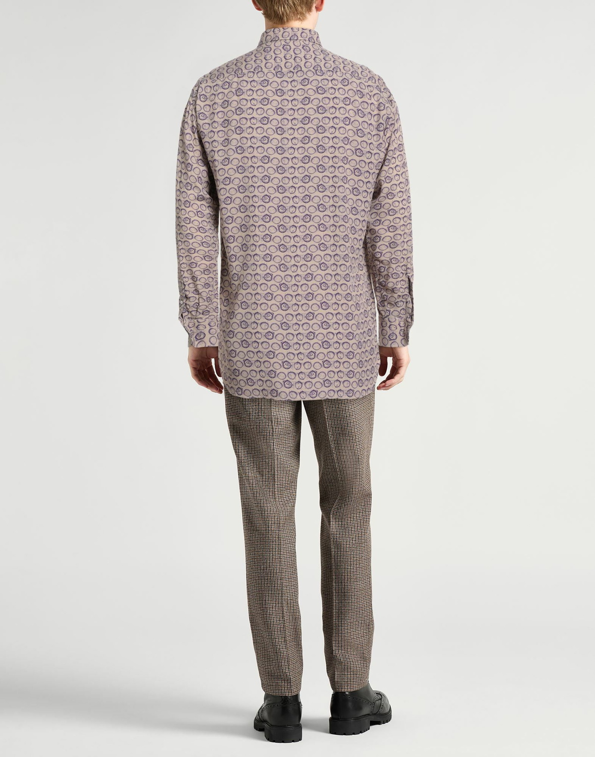 Lardini Mens Shirt Light brown