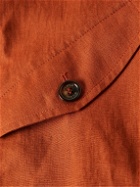 Valstar - Convertible-Collar Linen Jacket - Burgundy