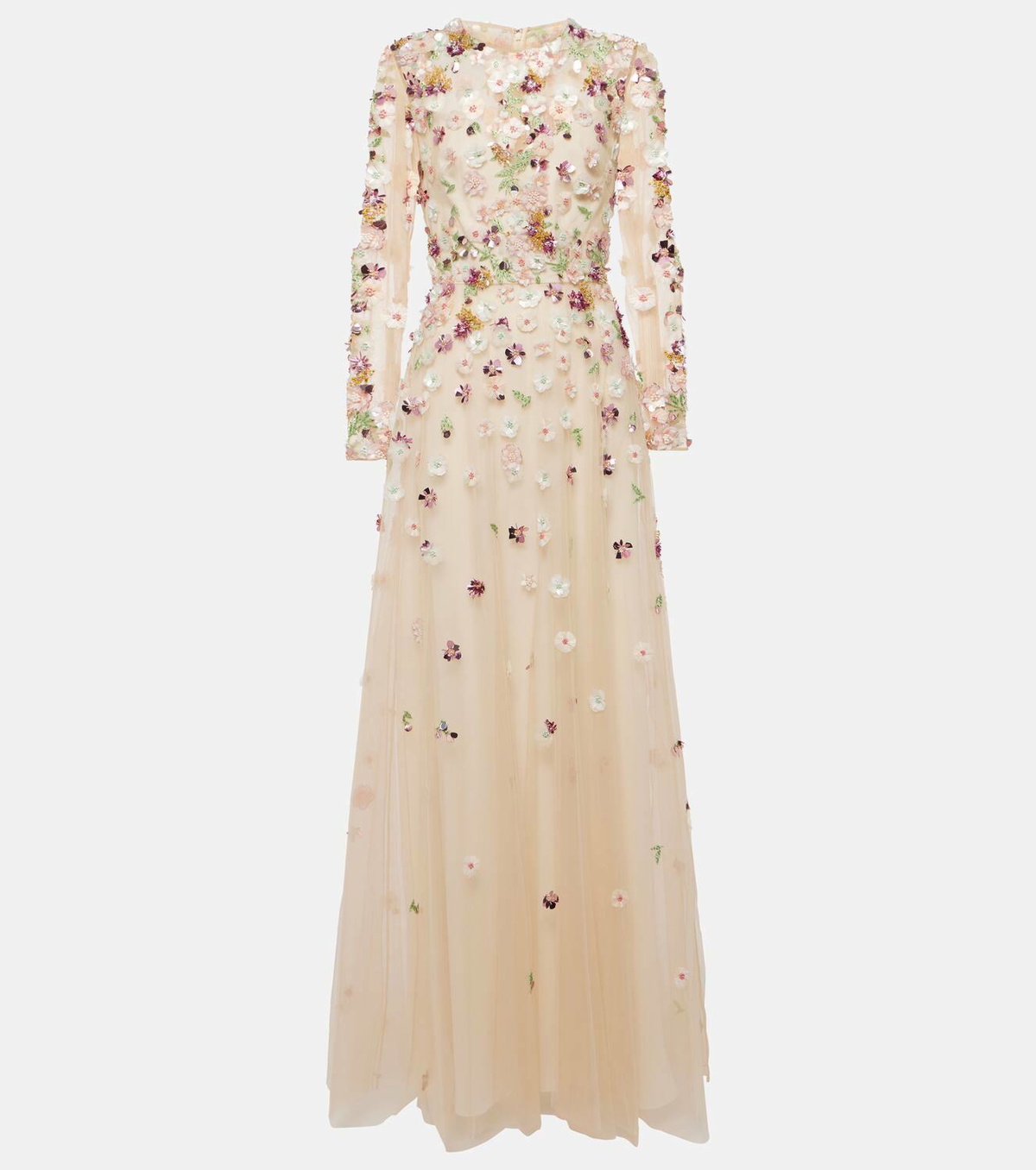 Elie Saab Floral embroidered gown