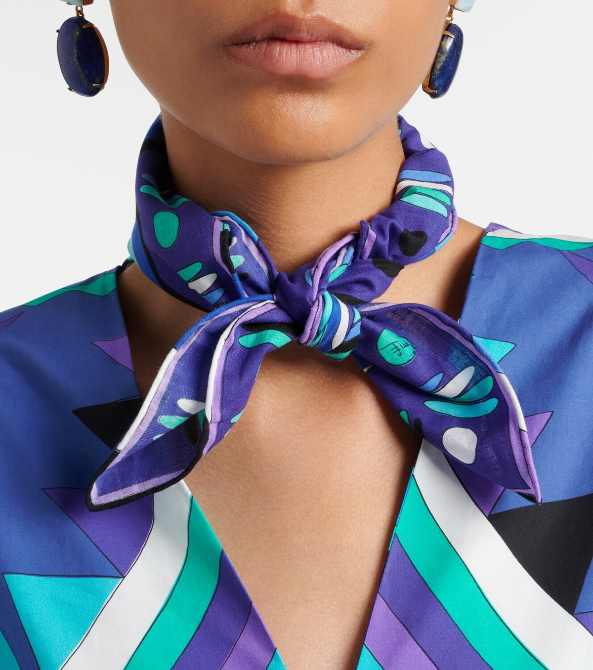 Pucci Angoli cotton scarf