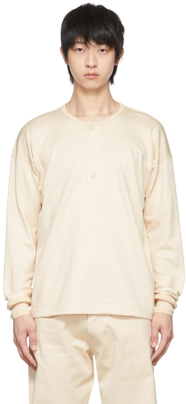 Photo: Taiga Takahashi Beige Cotton Henley