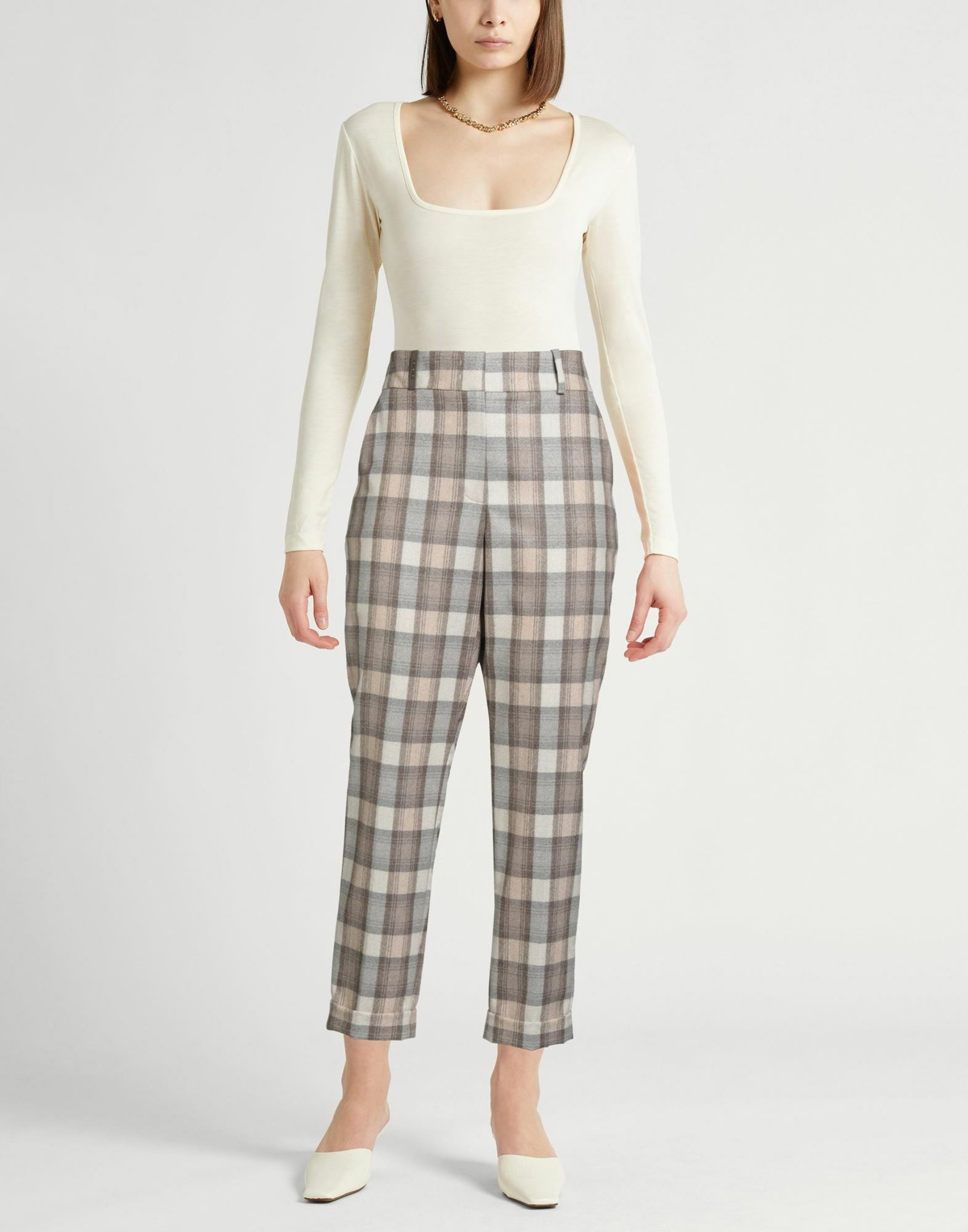 Peserico Womens Pants Khaki
