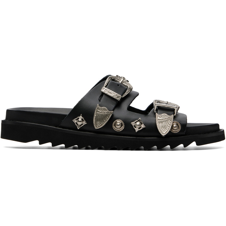 Photo: Toga Virilis Black Buckle Sandals