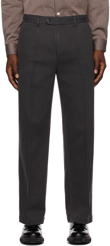 Photo: mfpen Grey Twill Assistent Trousers