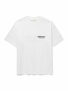 FEAR OF GOD ESSENTIALS - Logo-Appliquéd Cotton-Jersey T-Shirt - White
