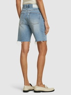 DUNST Raw Edge Denim Shorts