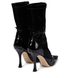 Jimmy Choo - x Mugler leather-trimmed sock boots